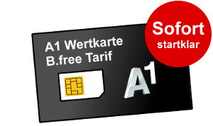 A1 Wertkarte B.free Tarif